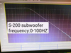 S-200 subwoofer crossove