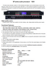 SP series audio processor
